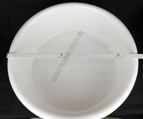 Műanyag tál, lavór, erős műanyag, 48 cm, 20 liter, fehér