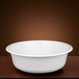 Műanyag tál, lavór, 40 cm, 9 liter, fehér