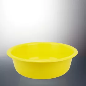 Műanyag tál, lavór, 40 cm, 9 liter, sárga