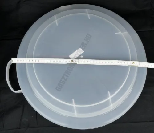 Moslékos dézsa fedő, 46 cm, erős műanyag 
