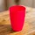 Műanyag pohár, 330 ml, piros