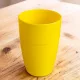 Műanyag pohár, 330 ml, sárga