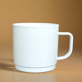 Menza bögre, 250 ml, fehér, törhetetlen polipropilén