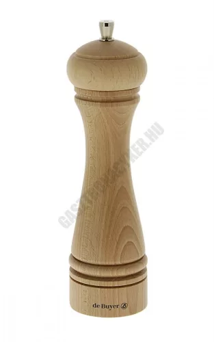 Borsőrlő fából, natúr, 21 cm, Java, de Buyer