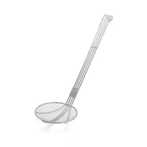 Fritou, fritőz kanál, sűrű rácsos, átmérő: 14 cm, rozsdamentes, de Buyer