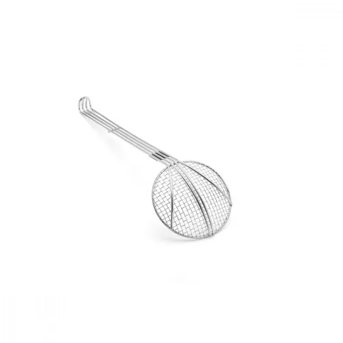 Fritou, fritőz kanál, sűrű rácsos, átmérő: 14 cm, rozsdamentes, de Buyer