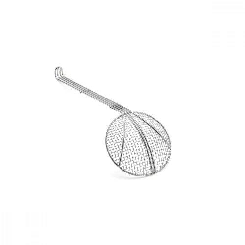 Fritou, fritőz kanál, sűrű rácsos, átmérő: 16 cm, rozsdamentes, debuyer