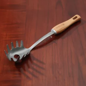Spagetti kanál, 7×33 cm, bükkfa nyél