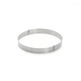   Sütőkeret, tortakarika, állítható kör, 18-36 cm között, 3 cm, de Buyer, rozsdamentes