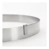 Sütőkeret, tortakarika, állítható kör, 18-36 cm között, 3 cm, de Buyer, rozsdamentes