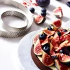 Tartlet karika, perforált, 10,5×3,5 cm
