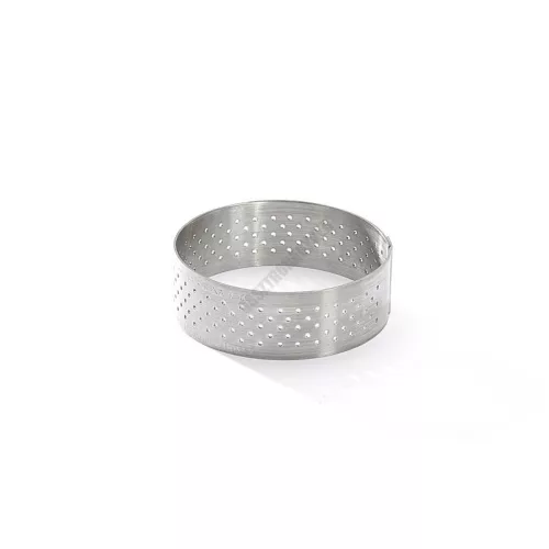 Tartlet karika, perforált, 5,5×2 cm