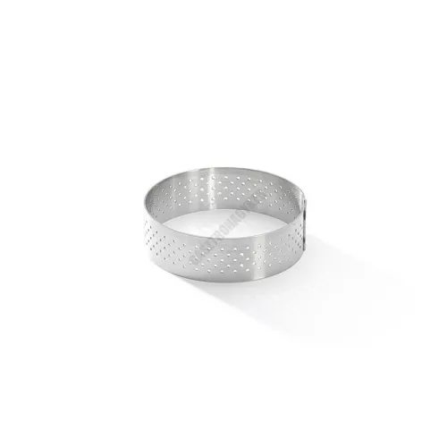 Tartlet karika, perforált, 6,5×2 cm