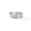 Tartlet karika, perforált, 7,5×2 cm