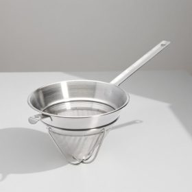   Finomhálós szűrő, 20 cm átmérő, 0,4 mm szitaszövet, rozsdamentes