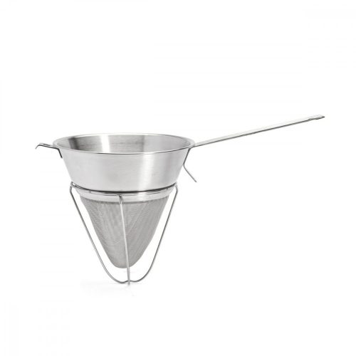 Finomhálós szűrő, 22 cm átmérő, 0,4 mm szitaszövet, rozsdamentes