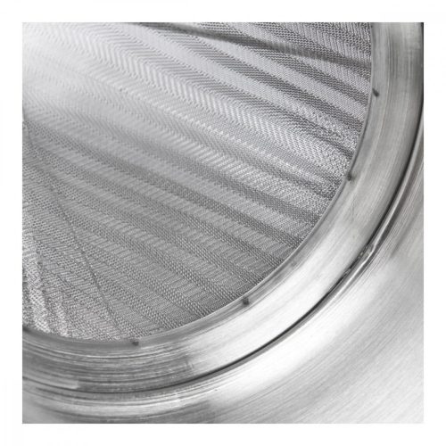 Finomhálós szűrő, 22 cm átmérő, 0,4 mm szitaszövet, rozsdamentes