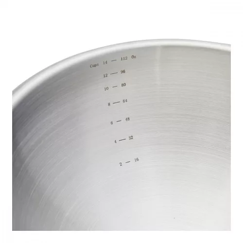 Keverőtál szilikon aljjal, 3,6 l, 24 cm, de Buyer, rozsdamentes