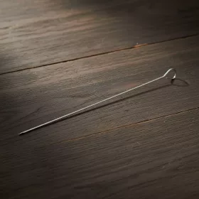   Hústű, sasliktű, 40 cm, de Buyer, rozsdamentes, 10 db/csomag