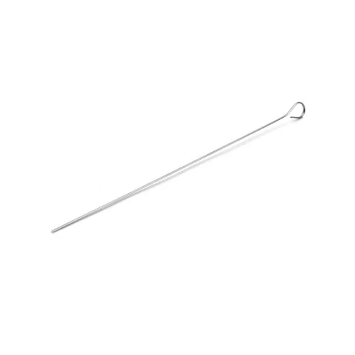 Hústű, sasliktű, 40 cm, de Buyer, rozsdamentes, 10 db/csomag