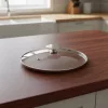 Üvegfedő rozsdamentes acél fogóval, 20 cm, de Buyer
