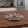 Üvegfedő rozsdamentes acél fogóval, 24 cm, de Buyer