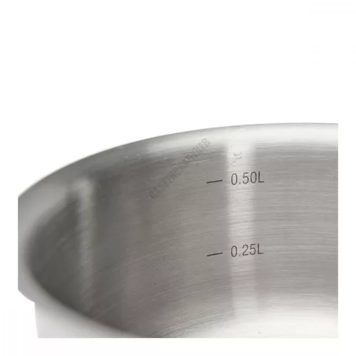 Nyeles lábas, 0,7 l, de Buyer, 12 cm átm., 18/10 rozsdamentes