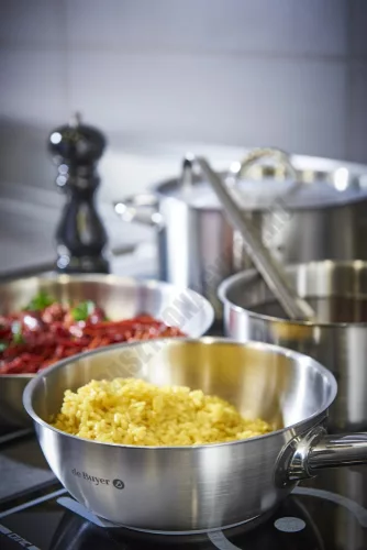 Nyeles lábas, 1 l, de Buyer, 14 cm átm., 18/10 rozsdamentes