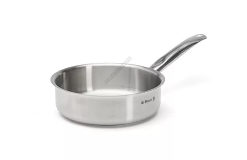 Magas falú serpenyő, de Buyer, 20 cm átm., 18/10 rozsdamentes