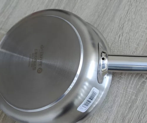 Magas falú serpenyő, de Buyer, 20 cm átm., 18/10 rozsdamentes