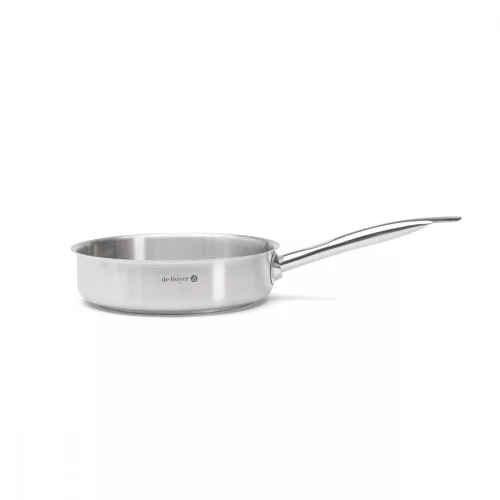 Magas falú serpenyő, de Buyer, 24 cm átm., 18/10 rozsdamentes