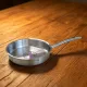 Magas falú serpenyő, de Buyer, 28 cm átm., 18/10-es rozsdamentes