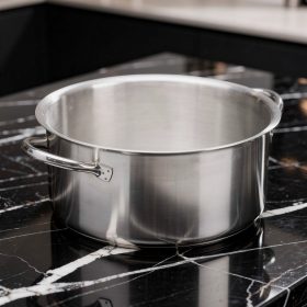   Alacsony lábas, 8,6 l, de Buyer, 28 cm átm., 18/10 rozsdamentes