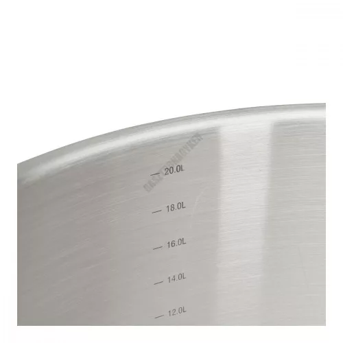 Magas lábas, 22,4 l, de Buyer, 36 cm átm., 18/10 rozsdamentes