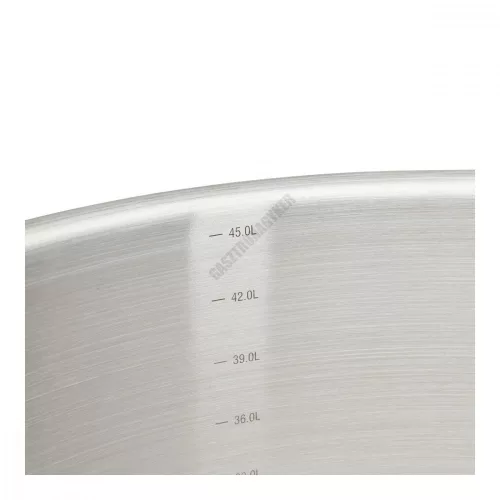 Fazék 45 l, de Buyer, 40 cm átm., 18/10 rozsdamentes