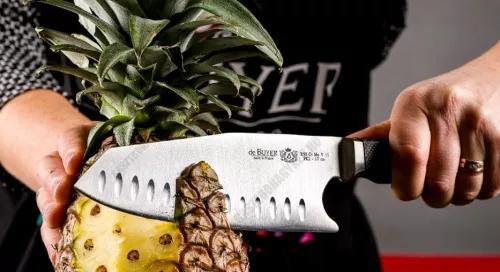 Santoku japán kés, 17 cm, Fibre Karbon 2