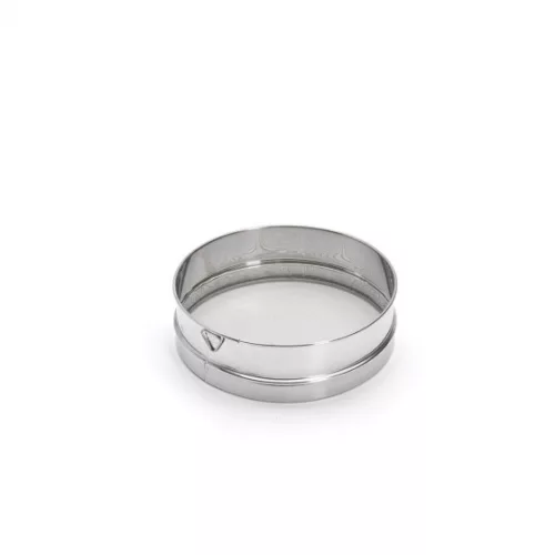 Lisztszita, átmérő: 21 cm, hálószem: 0,8 mm, de Buyer, rozsdamentes