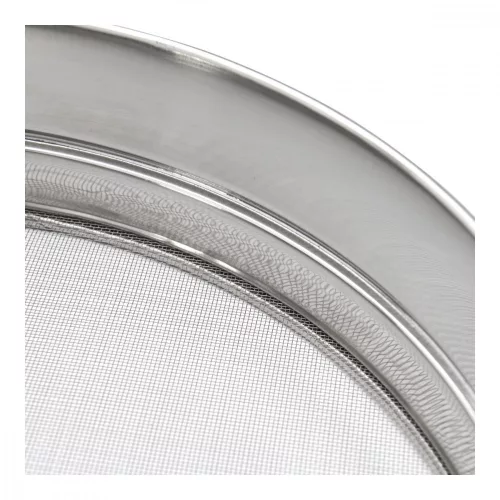 Lisztszita, átmérő: 21 cm, hálószem: 0,8 mm, de Buyer, rozsdamentes