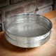 Lisztszita, átmérő:30 cm, hálószem: 0,8 mm, de Buyer, rozsdamentes
