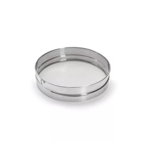 Lisztszita, átmérő:30 cm, hálószem: 0,8 mm, de Buyer, rozsdamentes