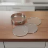 Lisztszita 4 féle kivehető hálóval, 21 cm, rozsdamentes, de Buyer
