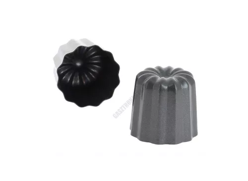 Canelé Bordelais sütőforma, 5,5 cm átm., 4 db/csomag