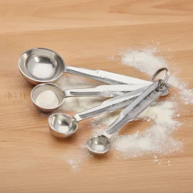   Mérőkanál-készlet, 1, 2.5, 5 és 15 ml, rozsdamentes, de Buyer