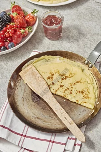 Spatula, ferde, 25 cm, bükkfa, B Bois, de Buyer