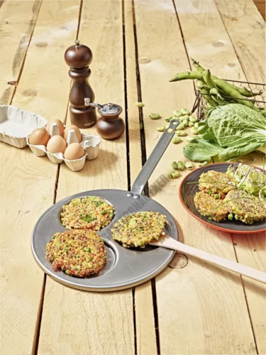 Spatula, ferde, 35 cm, bükkfa, B Bois, de Buyer