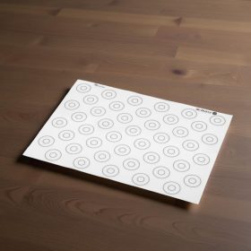   Sütőlap, szilikon, macaronhoz előrajzolt, 40×30 cm, de Buyer