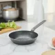 Kékacél serpenyő, 18 cm, La Lyonnaise, de Buyer 