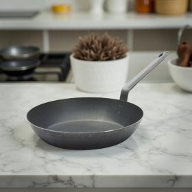 Kékacél serpenyő, 28 cm, La Lyonnaise, de Buyer