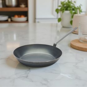 Kékacél serpenyő, 36 cm, La Lyonnaise, de Buyer