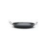 Paella vasserpenyő, 34 cm, La Lyonnaise, kékacél, de Buyer